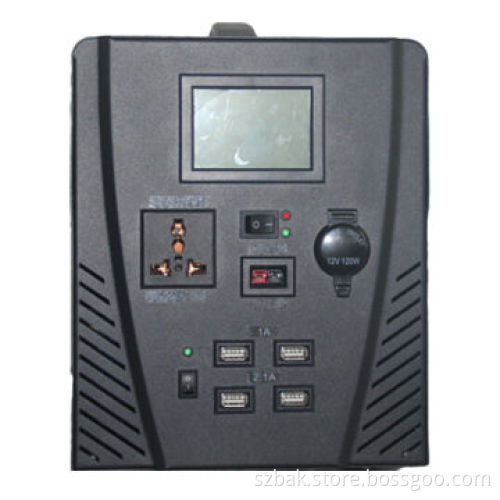 Solar power station, capacity 1000W, perfect protection function, AC/DC/USB output